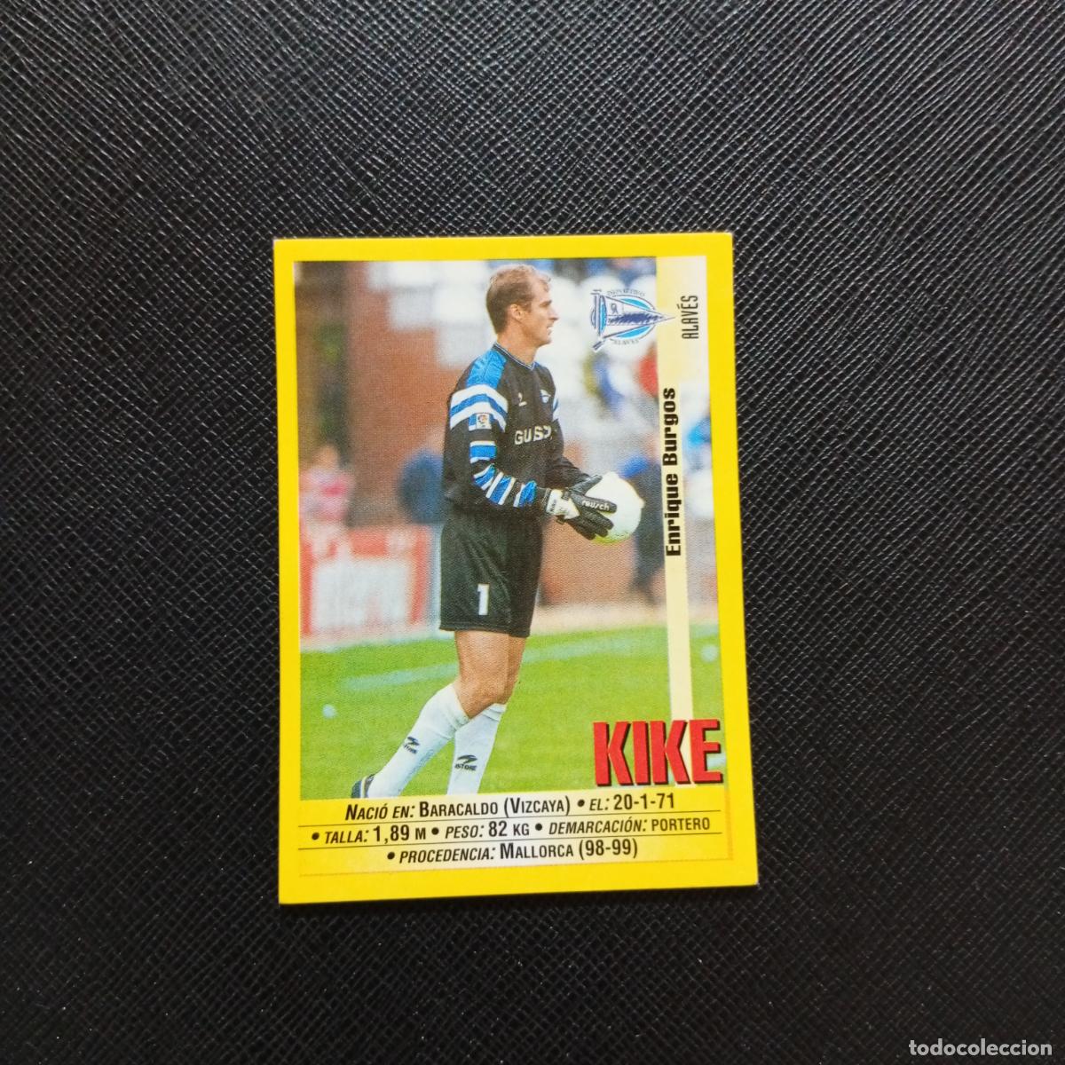 Cromos de F&uacute;tbol: 287 KIKE ALAVES PANINI 1999 2000 CROMO FUTBOL LIGA 99 00 SIN PEGAR - A144 PG370