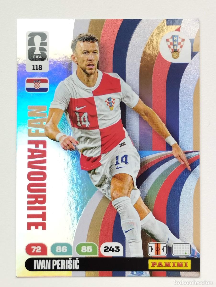 Cromos de F&uacute;tbol: CROMO CARD ADRENALYN MUNDIAL WORLD CUP 2026 FANS FAVOURITE 118 IVAN PERISIC CROACIA