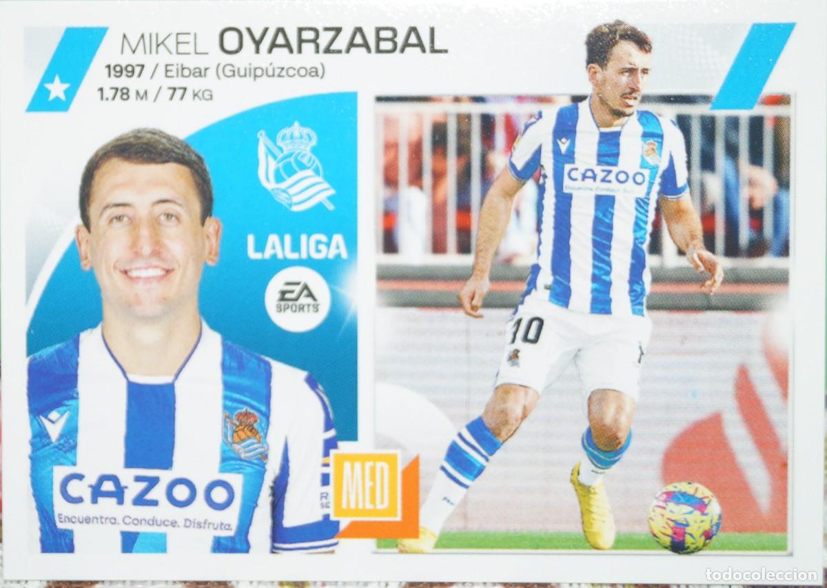 Cromos de F&uacute;tbol: LIGA 23-24 / OYARZABAL / REAL SOCIEDAD / 17