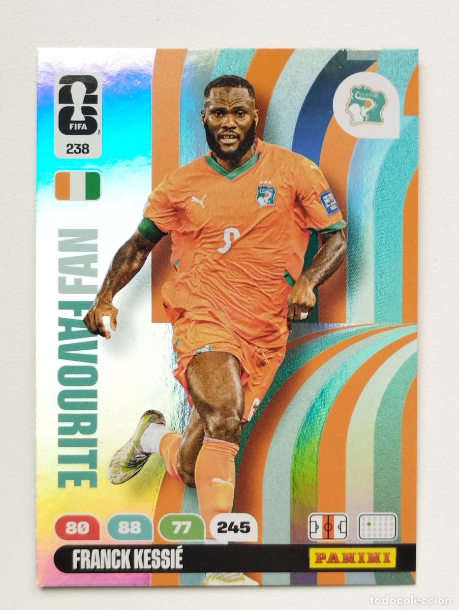 Cromos de F&uacute;tbol: CROMO CARD ADRENALYN MUNDIAL WORLD CUP 2026 FANS FAVOURITE 238 FRANCK KESSIE COSTA DE MARFIL