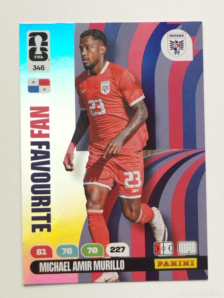 Figurine di Calcio: CROMO CARD ADRENALYN MUNDIAL WORLD CUP 2026 FANS FAVOURITE 346 MICHAEL AMIR MURILLO PANAMA