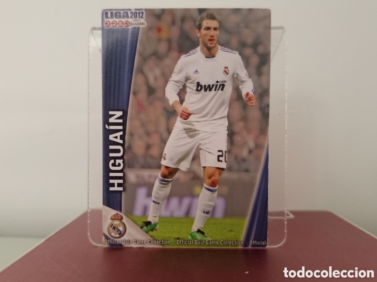 Figurine di Calcio: ❇️ CROMO ⚽ HIGUA&Iacute;N REAL MADRID 48 FICHAS LIGA QUIZ 11 12 2011 2012 MUNDICROMO ❇️