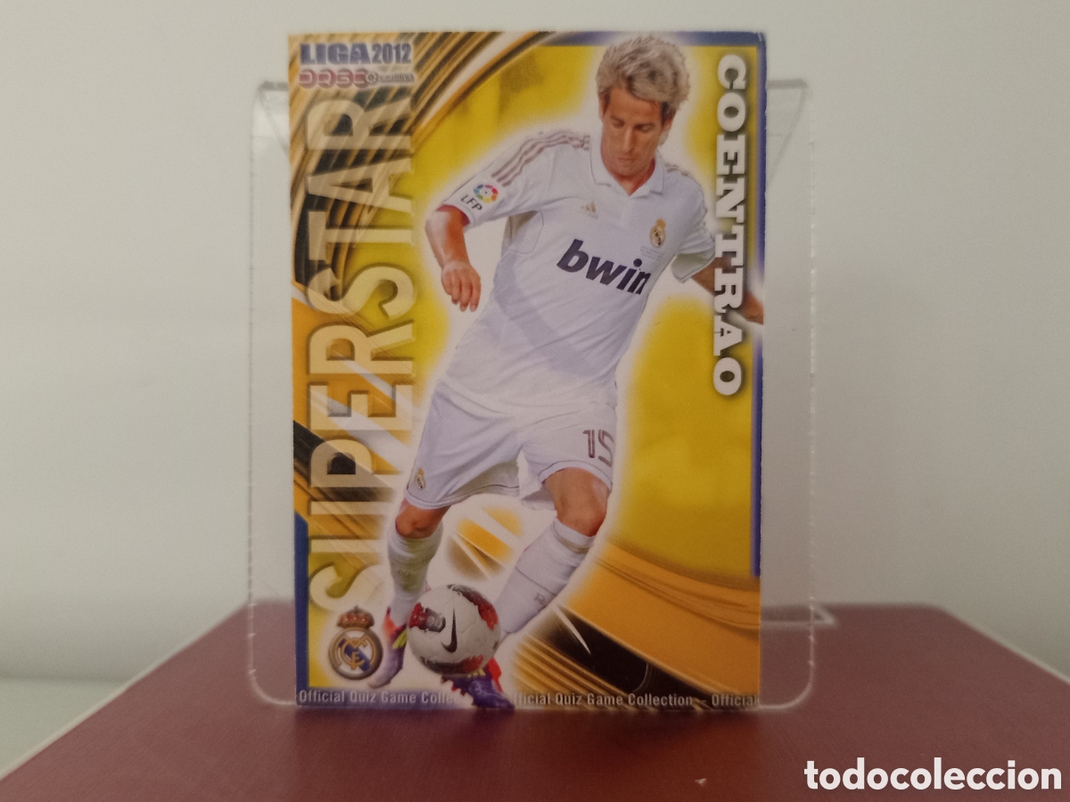 Football Stickers: ❇️ CROMO ⚽ COENTRAO REAL MADRID 51 SUPERSTAR FICHAS LIGA QUIZ 11 12 2011 2012 MUNDICROMO ❇️