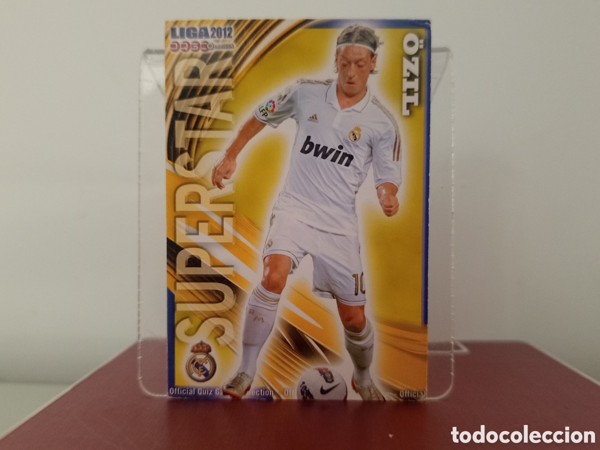 Football Stickers: ❇️ CROMO ⚽ &Ouml;ZIL REAL MADRID SUPERSTAR 54 FICHAS LIGA QUIZ 11 12 2011 2012 MUNDICROMO ❇️