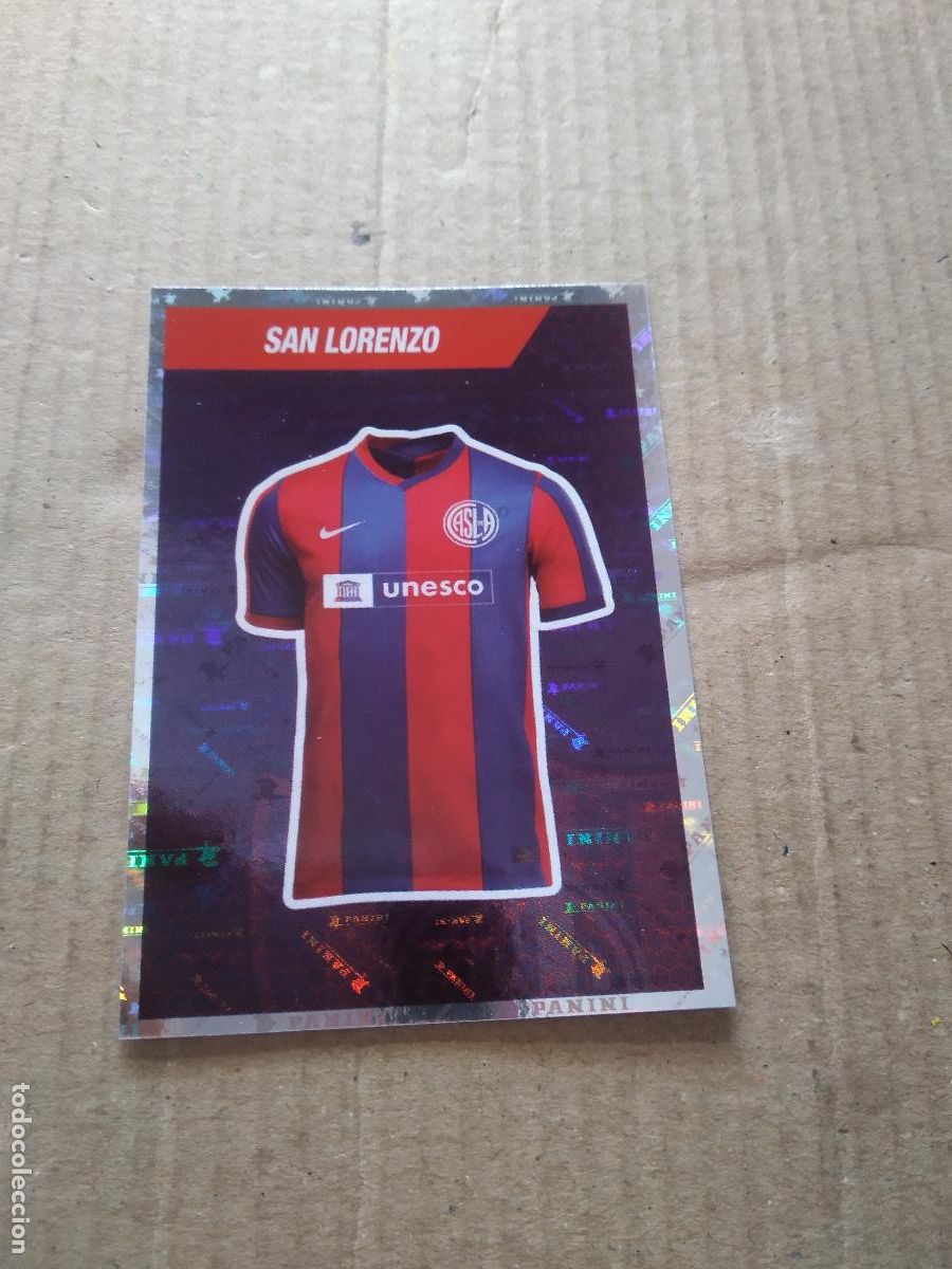 Football Stickers: 379 CAMISETA SAN LORENZO CROMO FUTBOL ARGENTINO PANINI LIGA ARGENTINA 2022