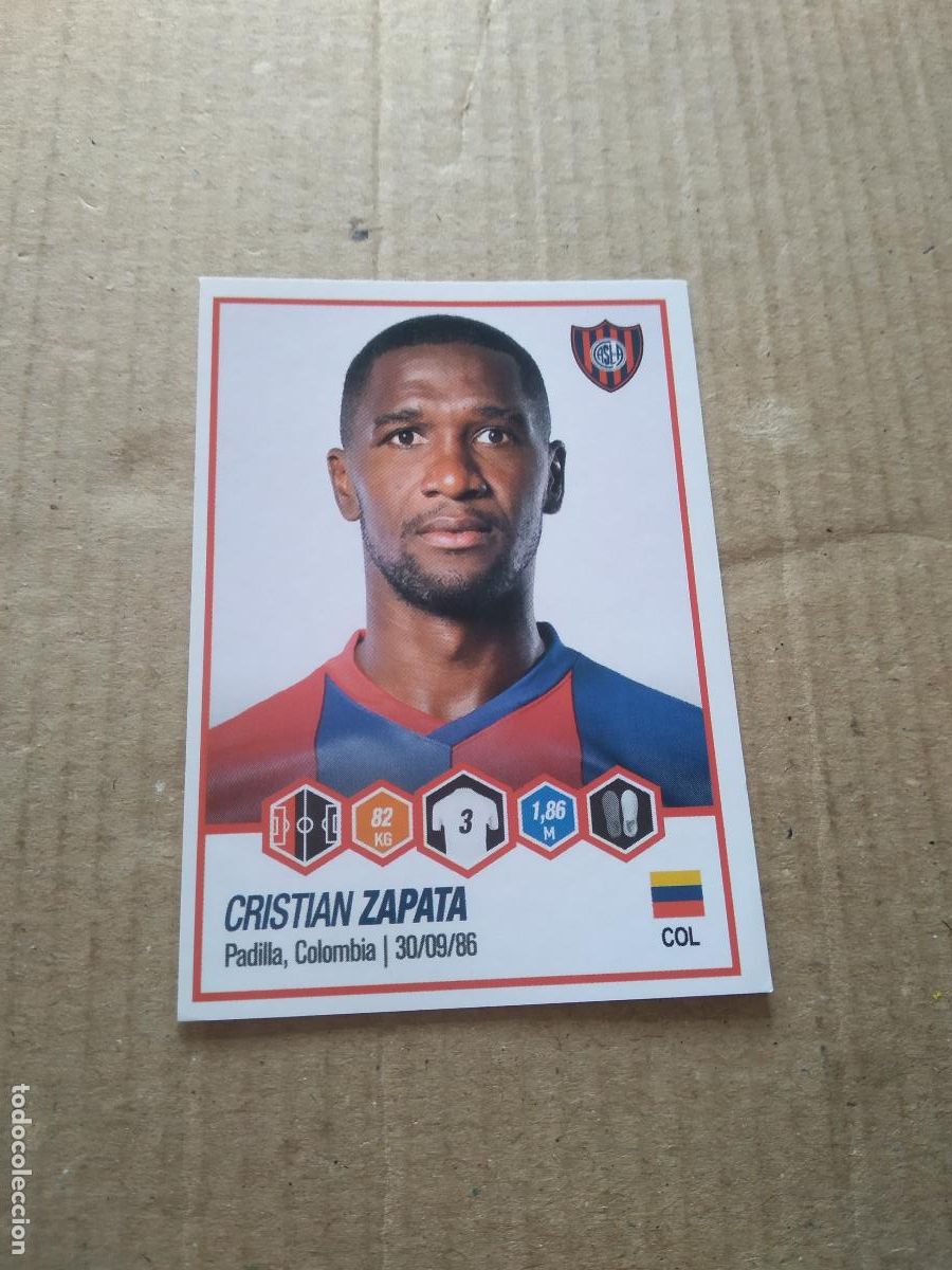 Football Stickers: 382 CRISTIAN ZAPATA SAN LORENZO CROMO FUTBOL ARGENTINO PANINI LIGA ARGENTINA 2022