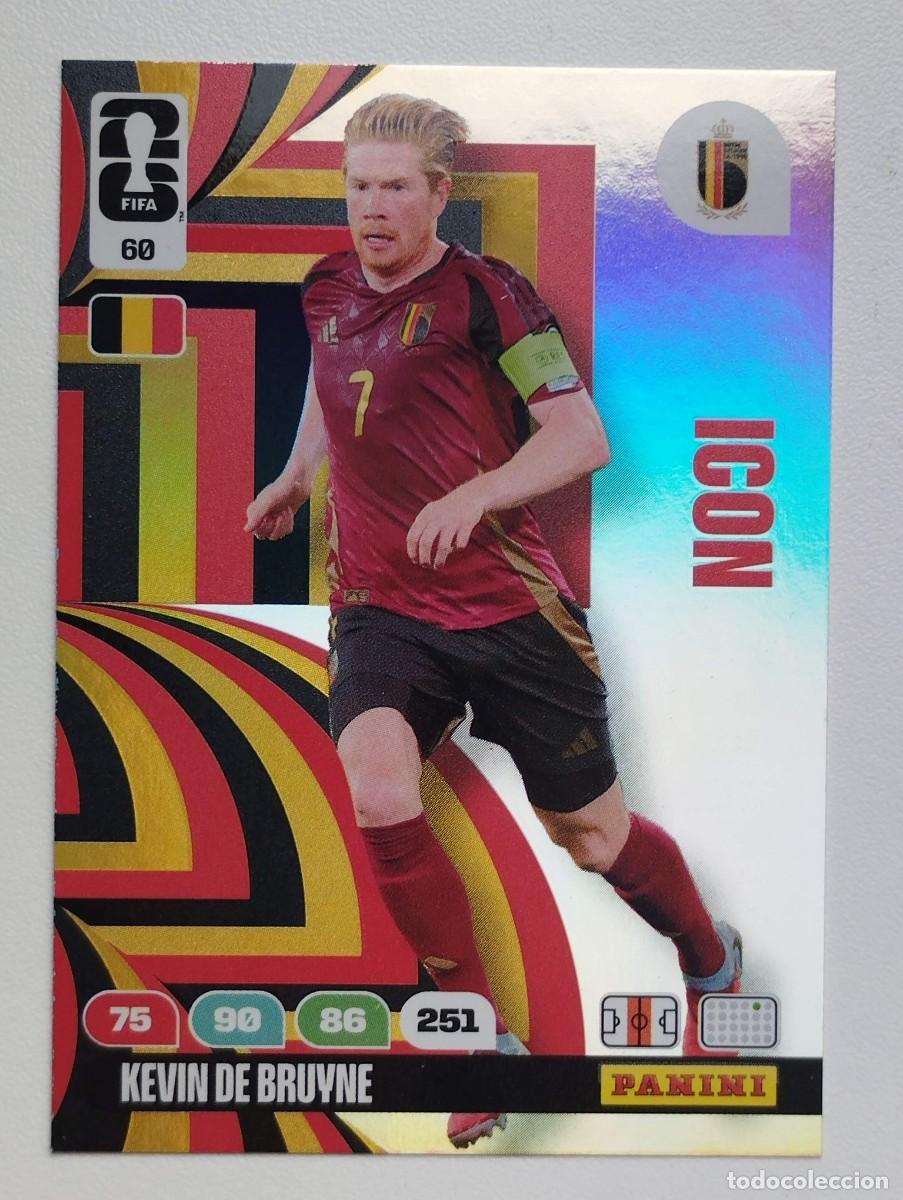 Cromos de F&uacute;tbol: CROMO CARD ADRENALYN MUNDIAL WORLD CUP 2026 ICON 60 KEVIN DE BRUYNE BELGICA