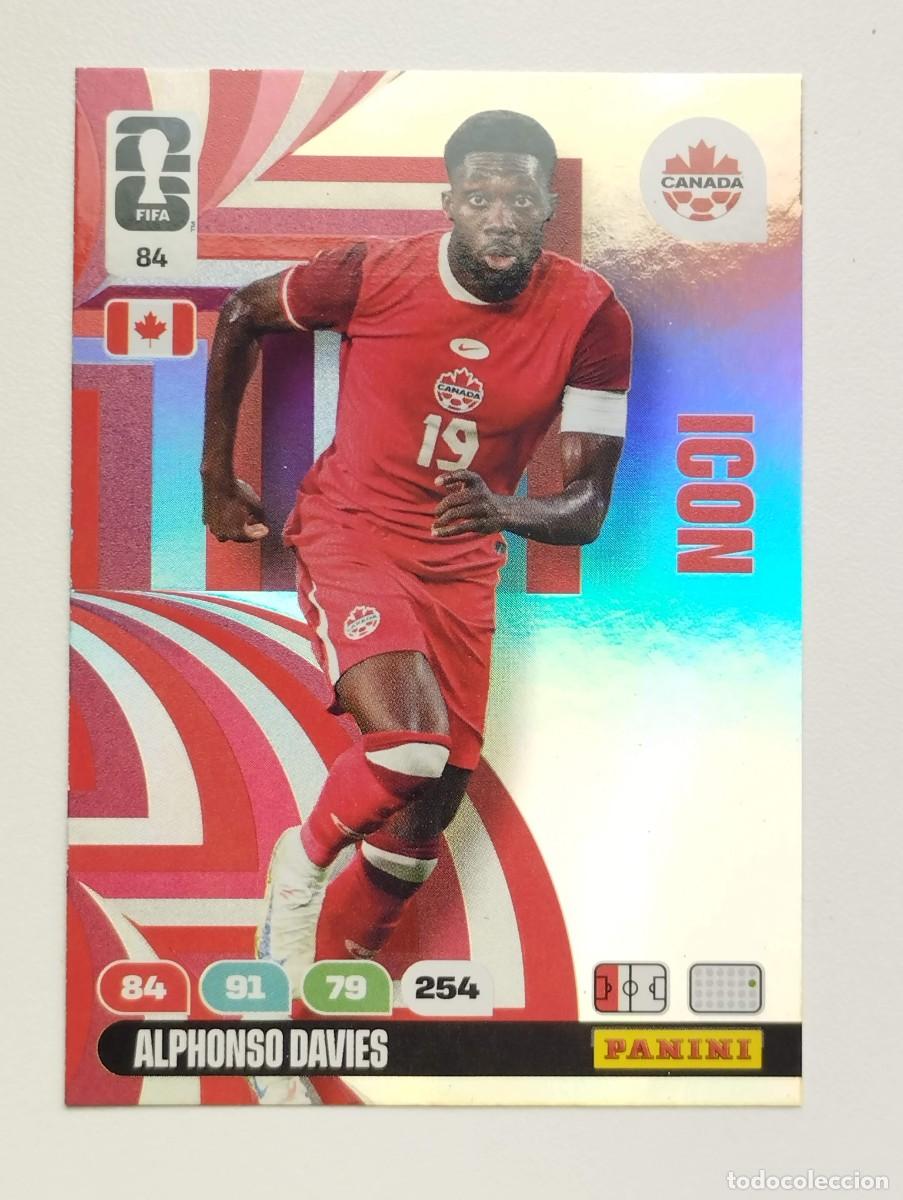 Cromos de F&uacute;tbol: CROMO CARD ADRENALYN MUNDIAL WORLD CUP 2026 ICON 84 ALPHONSO DAVIES CANADA
