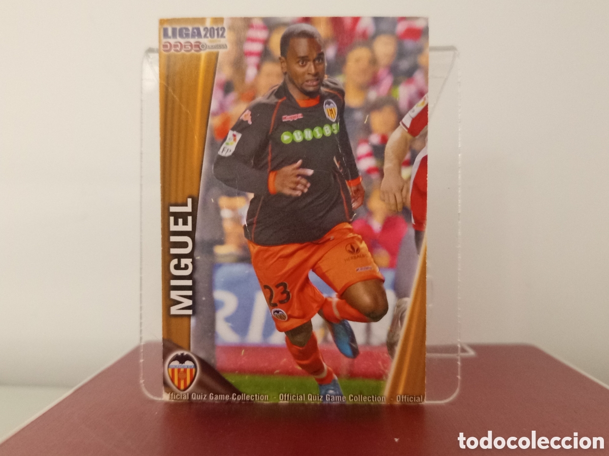 Cromos de F&uacute;tbol: ❇️ CROMO ⚽ MIGUEL VALENCIA 61 FICHAS LIGA QUIZ 11 12 2011 2012 MUNDICROMO ❇️
