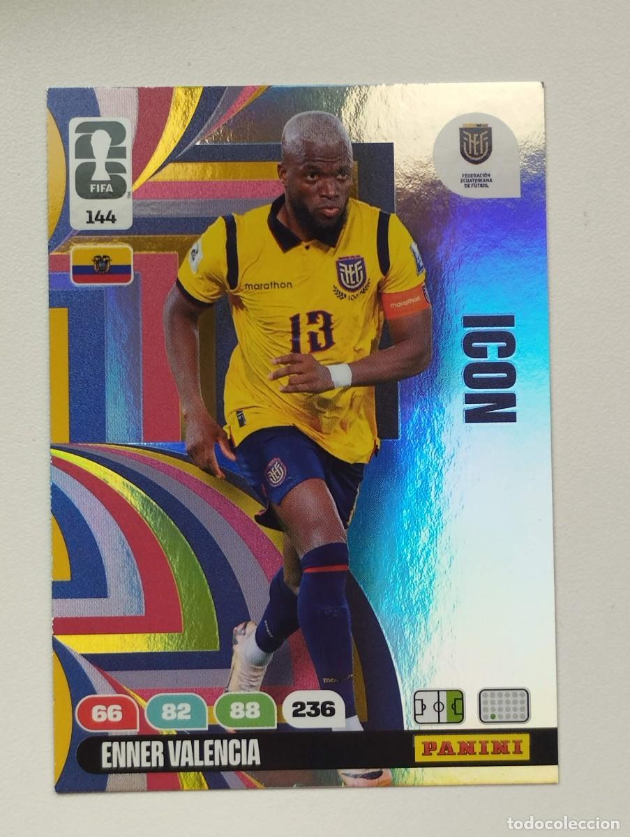 Cromos de F&uacute;tbol: CROMO CARD ADRENALYN MUNDIAL WORLD CUP 2026 ICON 144 ENNER VALENCIA ECUADOR