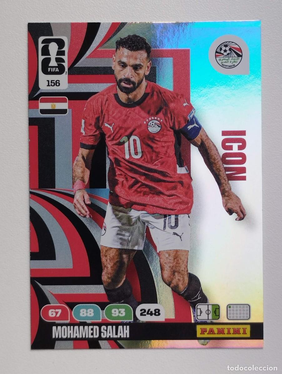 Cromos de F&uacute;tbol: CROMO CARD ADRENALYN MUNDIAL WORLD CUP 2026 ICON 156 MOHAMED SALAH EGIPTO