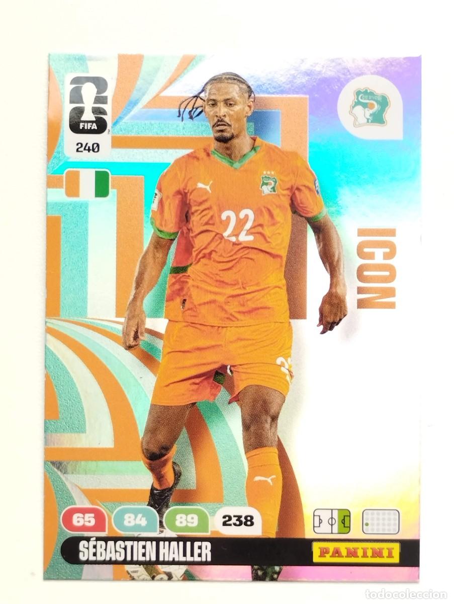 Cromos de F&uacute;tbol: CROMO CARD ADRENALYN MUNDIAL WORLD CUP 2026 ICON 240 SEBASTIEN HALLER COSTA DE MARFIL