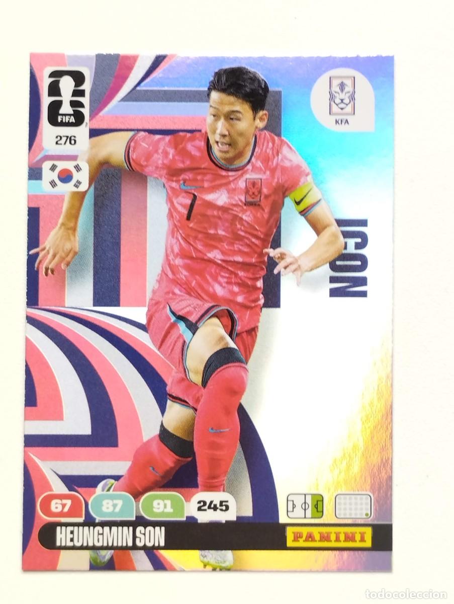 Cromos de F&uacute;tbol: CROMO CARD ADRENALYN MUNDIAL WORLD CUP 2026 ICON 276 HEUNGMIN SON COREA DEL SUR
