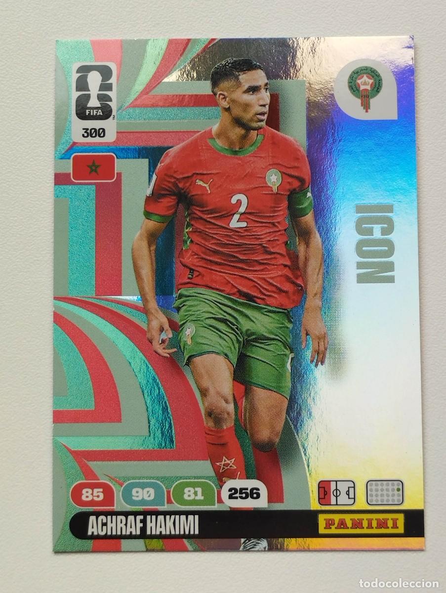 Cromos de F&uacute;tbol: CROMO CARD ADRENALYN MUNDIAL WORLD CUP 2026 ICON 300 ACHRAF HAKIMI MARRUECOS