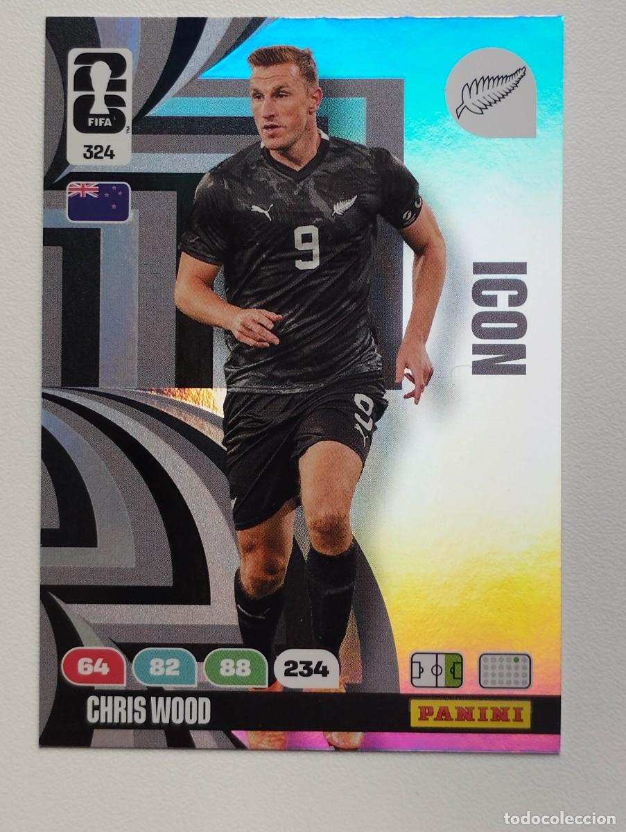 Cromos de F&uacute;tbol: CROMO CARD ADRENALYN MUNDIAL WORLD CUP 2026 ICON 324 CHRIS WOOD NUEVA ZELANDA