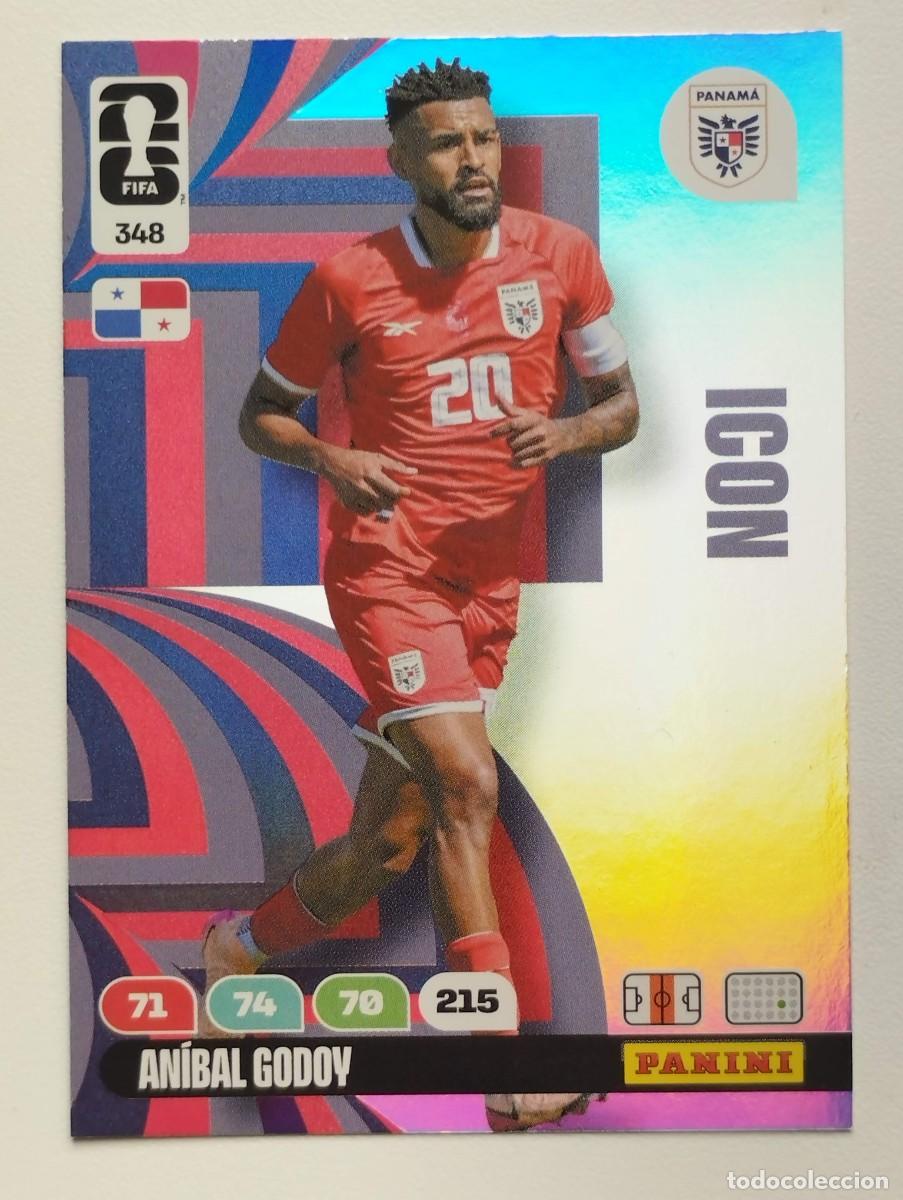 Cromos de F&uacute;tbol: CROMO CARD ADRENALYN MUNDIAL WORLD CUP 2026 ICON 348 ANIBAL GODOY PANAMA
