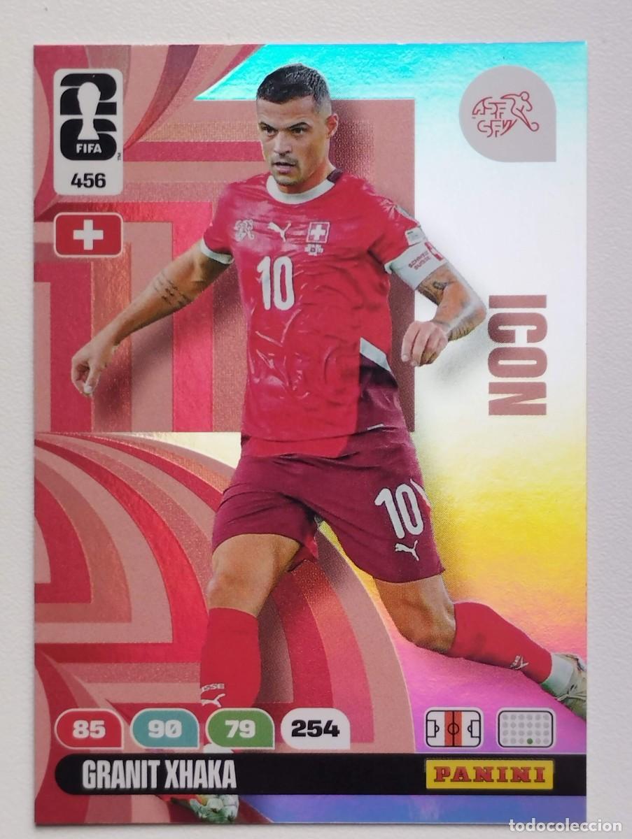 Cromos de F&uacute;tbol: CROMO CARD ADRENALYN MUNDIAL WORLD CUP 2026 ICON 456 GRANIT XHAKA SUIZA