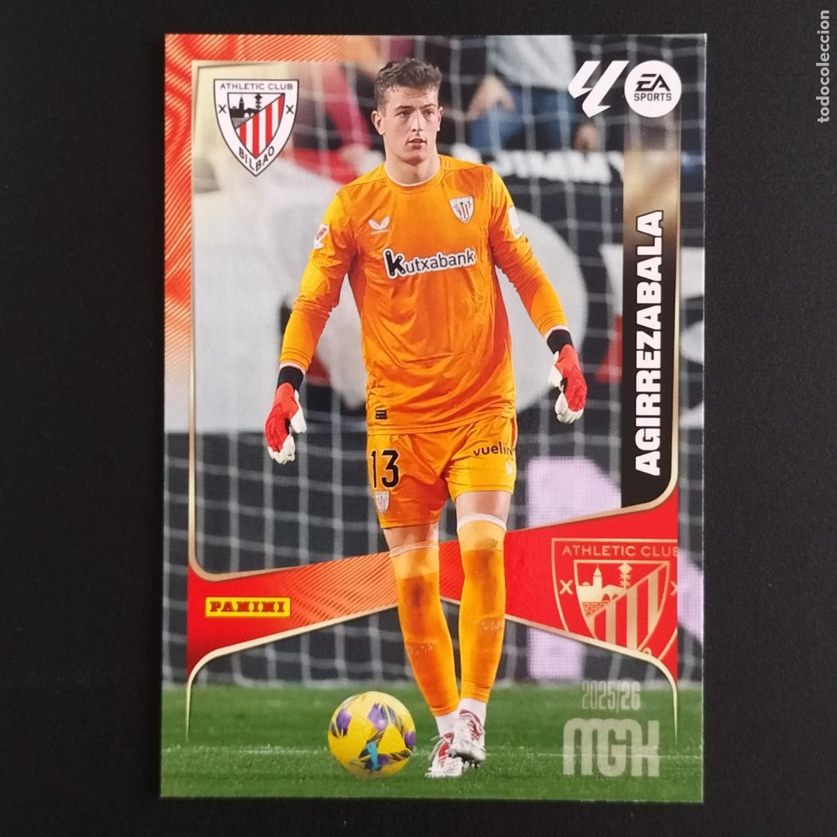 Cromos de F&uacute;tbol: MGK 39 AGIRREZABALA ATHLETIC BILBAO CROMOS ALBUM MEGACRACKS LIGA FUTBOL 2025 2026 25 26