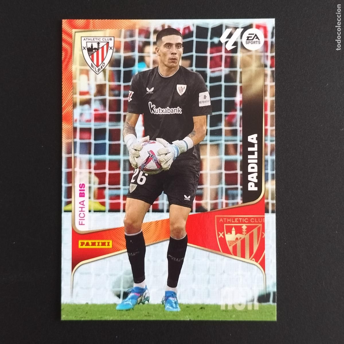 Cromos de F&uacute;tbol: MGK 39 PADILLA FICHA BIS ATHLETIC BILBAO CROMOS ALBUM MEGACRACKS LIGA FUTBOL 2025 2026 25 26
