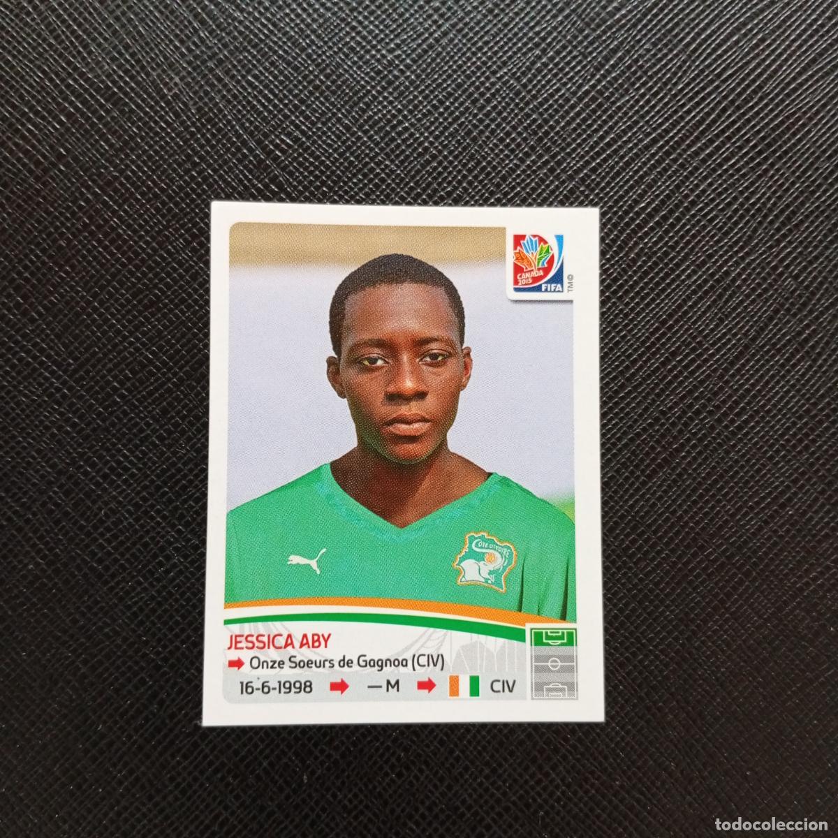 Cromos de F&uacute;tbol: 131 JESSICA ABY COSTA MARFIL PANINI CANADA 2015 FEMENINO WOMEN&acute;S MUNDIAL 15 - SIN PEGAR A144 PG19