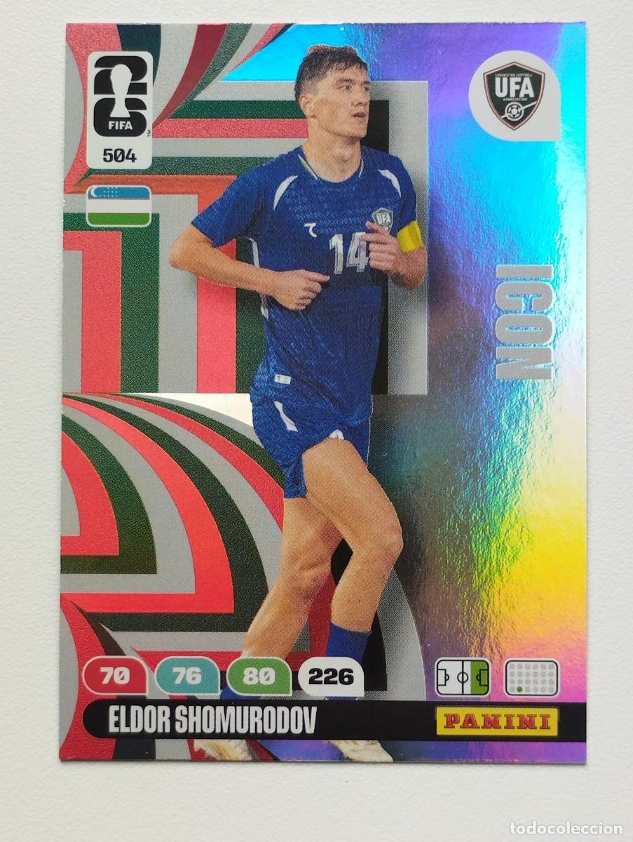 Cromos de F&uacute;tbol: CROMO CARD ADRENALYN MUNDIAL WORLD CUP 2026 ICON 504 ELDOR SHOMURODOV UBEKISTAN