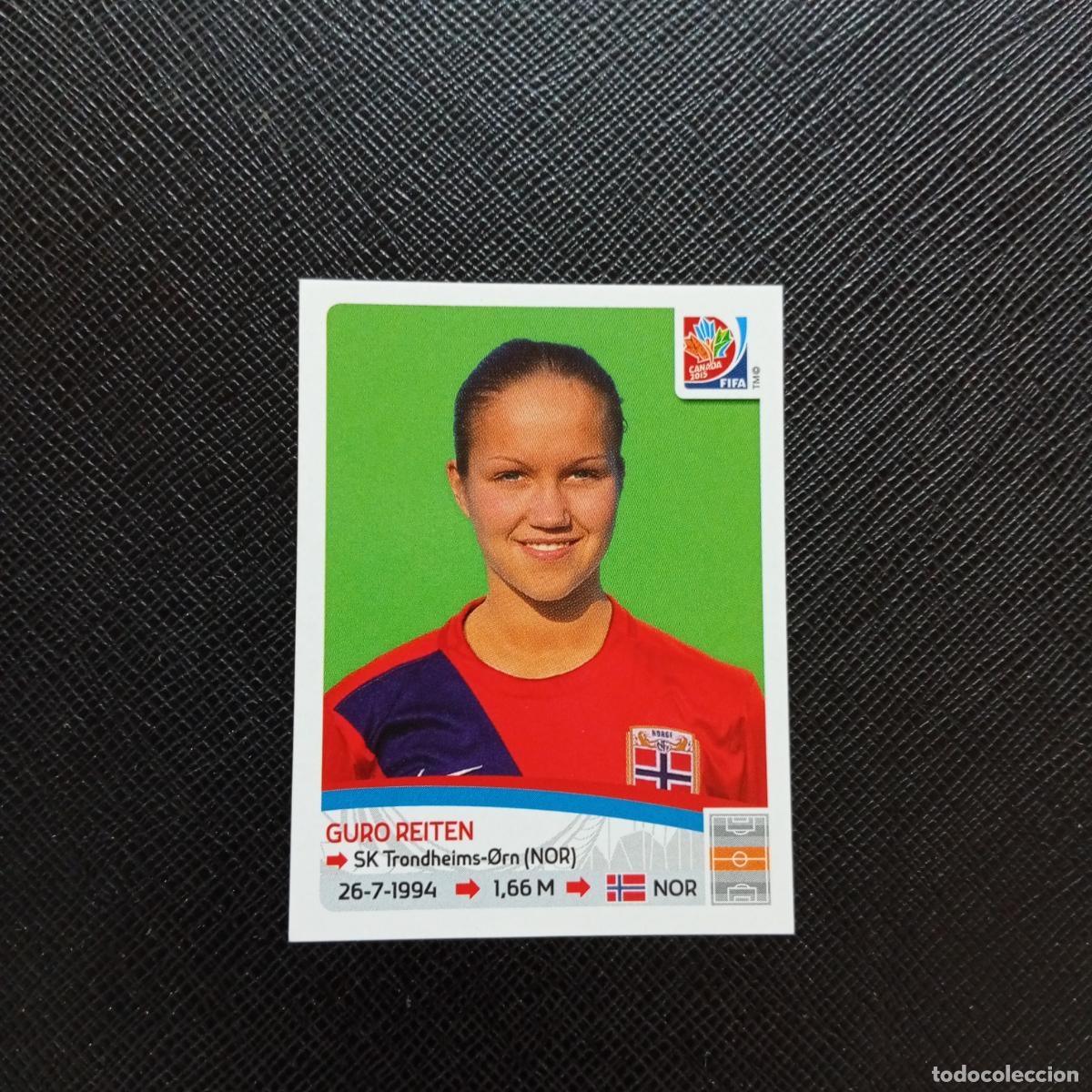 Cromos de F&uacute;tbol: 149 GURO REITEN NORUEGA PANINI CANADA 2015 FEMENINO WOMEN&acute;S MUNDIAL 15 - SIN PEGAR A144 PG28