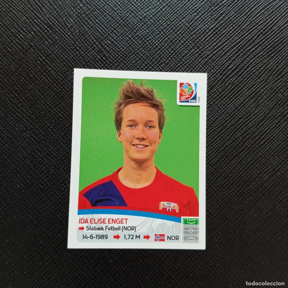 Cromos de F&uacute;tbol: 151 IDA ELISE ENGET NORUEGA PANINI CANADA 2015 FEMENINO WOMEN&acute;S MUNDIAL 15 - SIN PEGAR A144 PG28