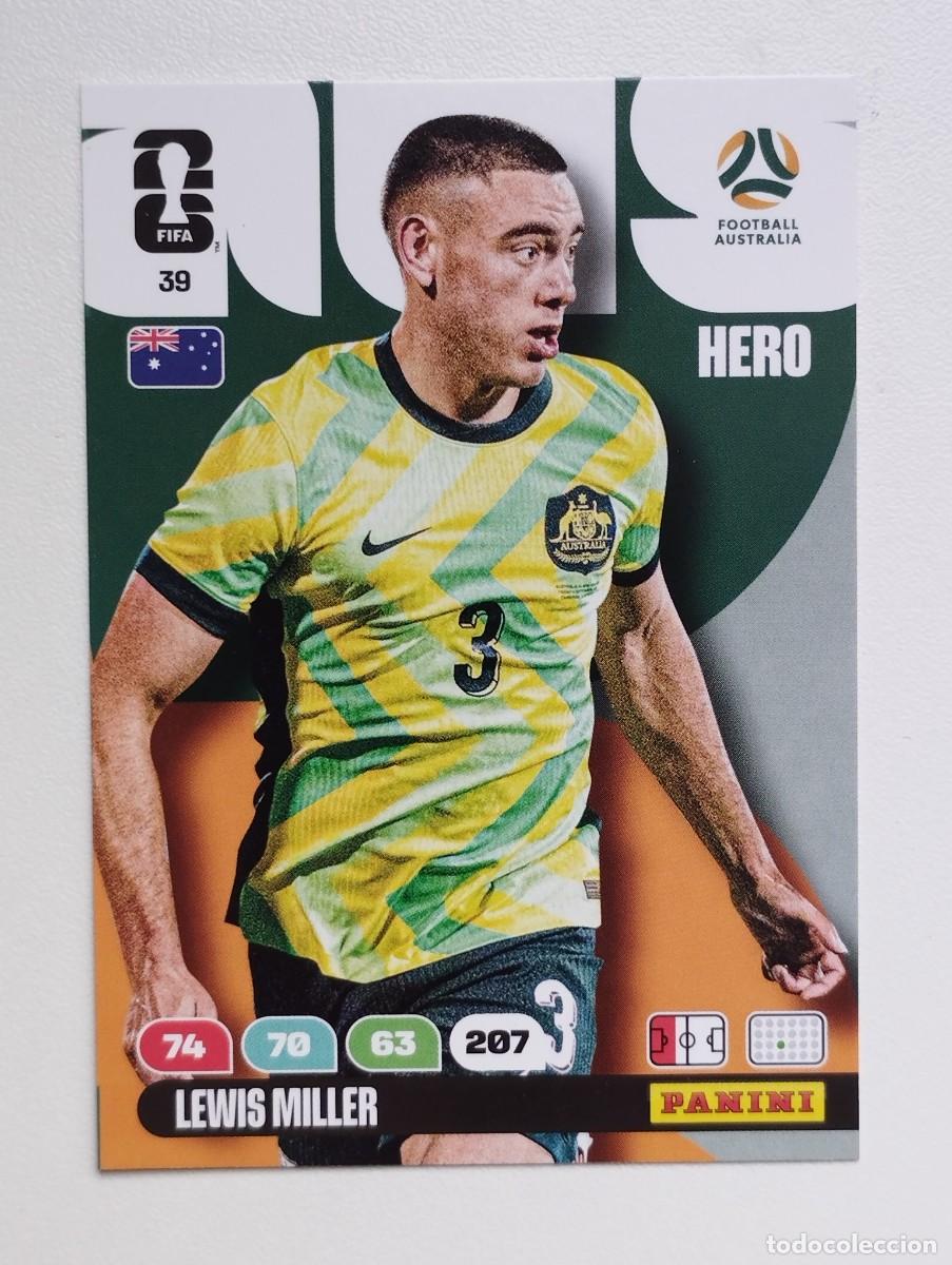 Cromos de F&uacute;tbol: CROMO CARD ADRENALYN MUNDIAL WORLD CUP 2026 HERO AUSTRALIA 39 LEWIS MILLER