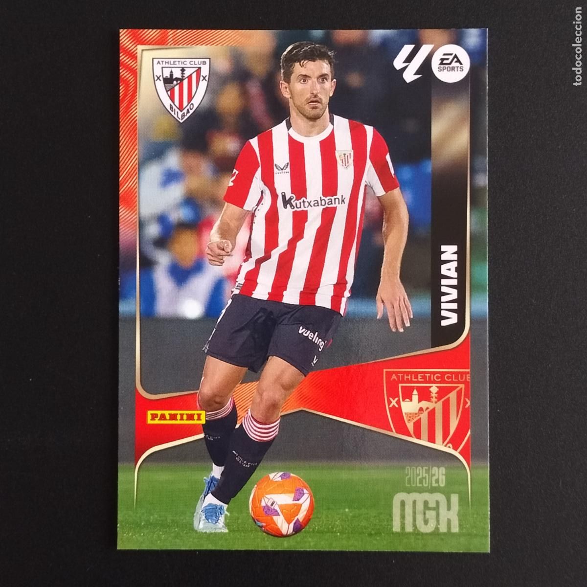 Cromos de F&uacute;tbol: MGK 41 VIVIAN ATHLETIC BILBAO CROMOS ALBUM MEGACRACKS LIGA FUTBOL 2025 2026 25 26