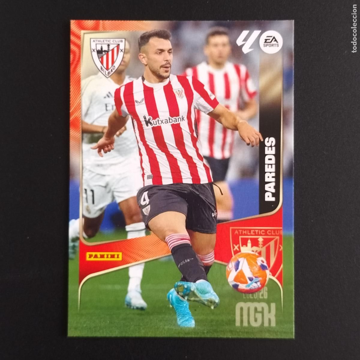 Cromos de F&uacute;tbol: MGK 42 AITOR PAREDES ATHLETIC BILBAO CROMOS ALBUM MEGACRACKS LIGA FUTBOL 2025 2026 25 26