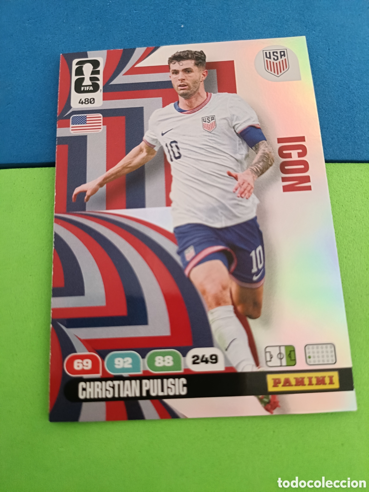 Cromos de F&uacute;tbol: Adrenalyn XL Fifa World cup 2026 mundial - Icon 480 Pulisic