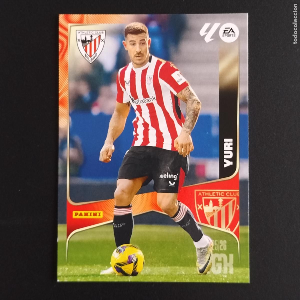 Cromos de F&uacute;tbol: MGK 44 YURI ATHLETIC BILBAO CROMOS ALBUM MEGACRACKS LIGA FUTBOL 2025 2026 25 26