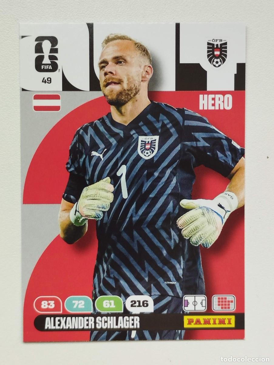 Cromos de F&uacute;tbol: CROMO CARD ADRENALYN MUNDIAL WORLD CUP 2026 HERO AUSTRIA 49 ALEXANDER SCHLAGER