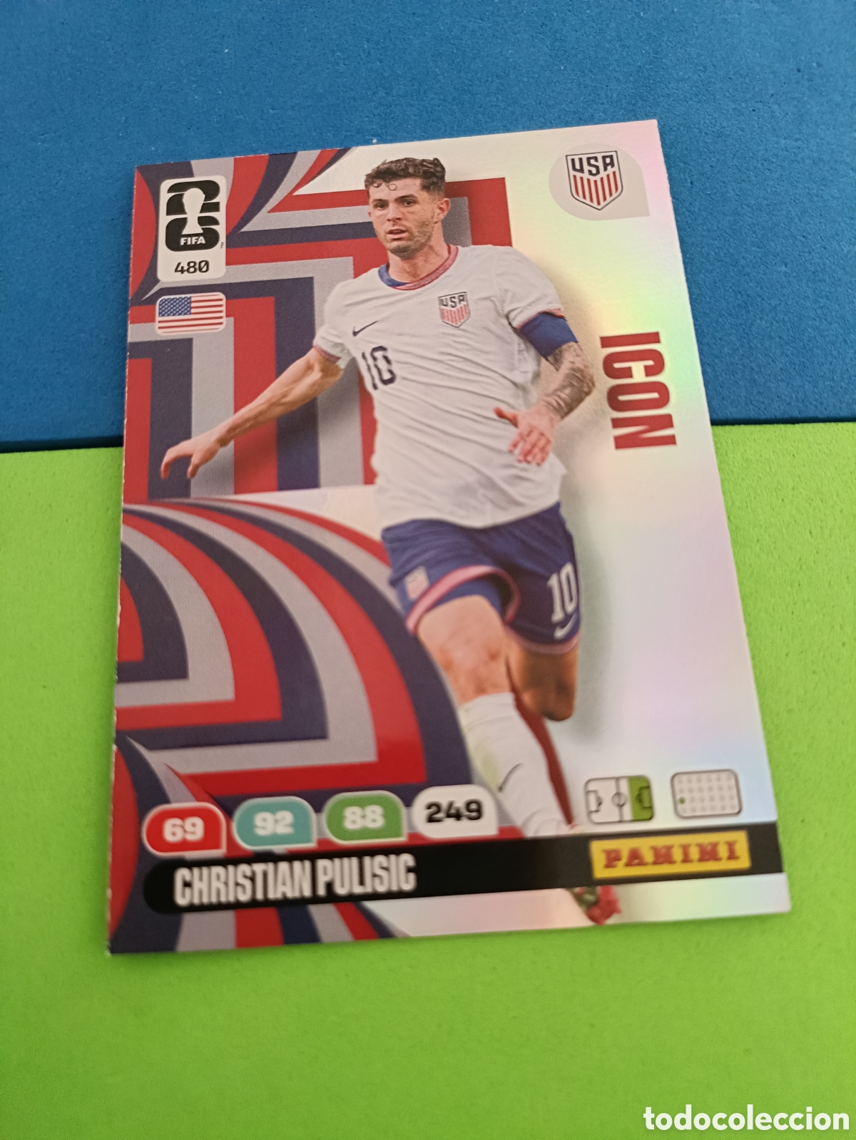Cromos de F&uacute;tbol: Adrenalyn XL Fifa World cup 2026 mundial - Icon 480 Pulisic