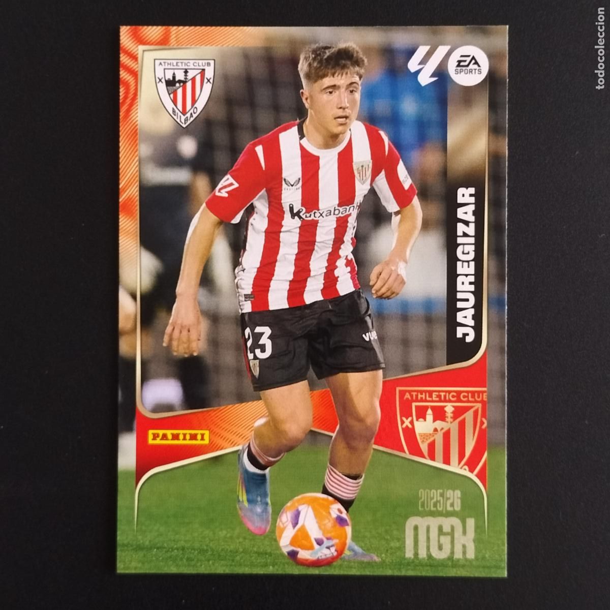 Cromos de F&uacute;tbol: MGK 46 JAUREGIZAR ATHLETIC BILBAO CROMOS ALBUM MEGACRACKS LIGA FUTBOL 2025 2026 25 26