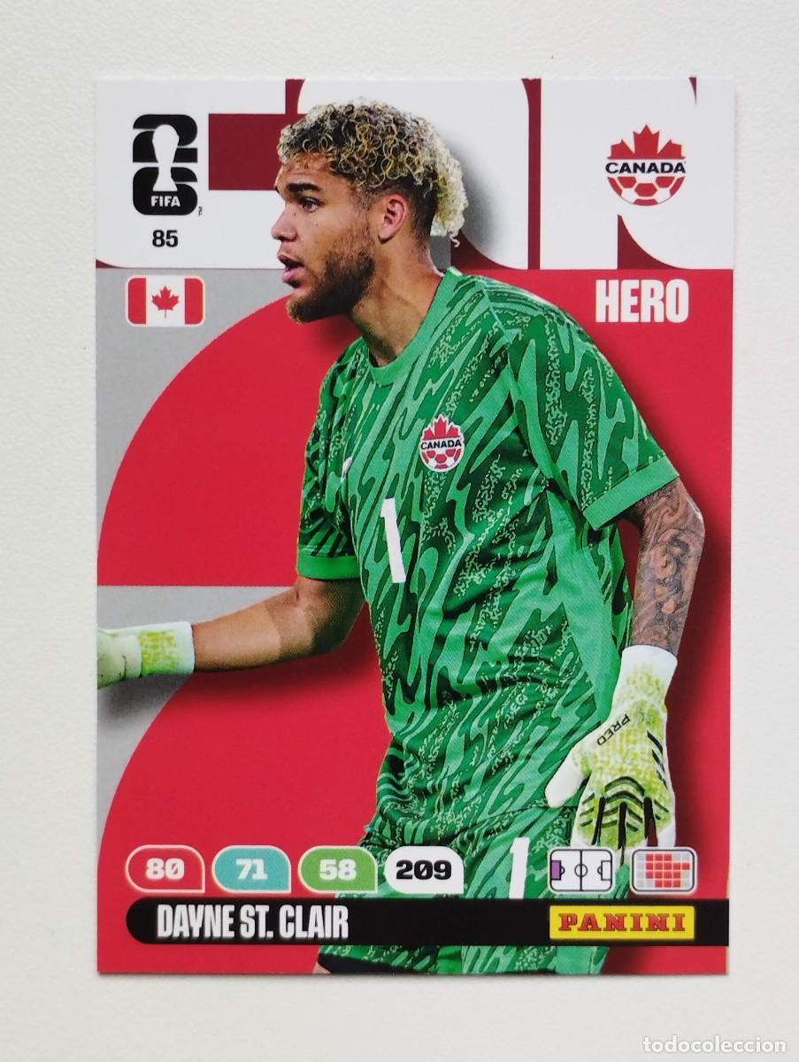 Cromos de F&uacute;tbol: CROMO CARD ADRENALYN MUNDIAL WORLD CUP 2026 HERO CANADA 85 DAYNE ST. CLAIR