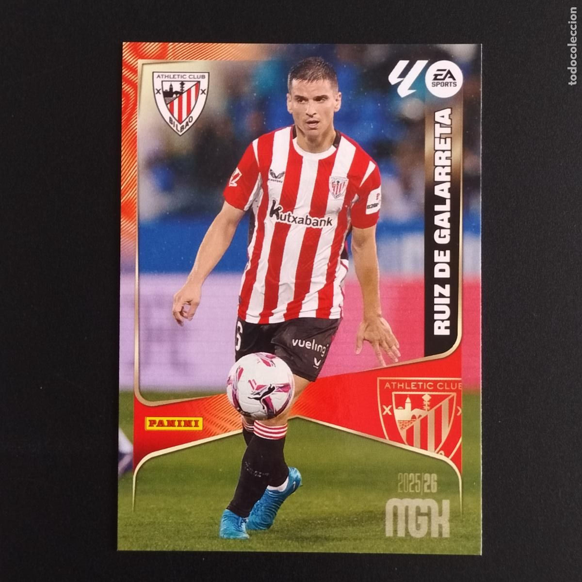 Cromos de F&uacute;tbol: MGK 48 RUIZ DE GALARRETA ATHLETIC BILBAO CROMOS ALBUM MEGACRACKS LIGA FUTBOL 2025 2026 25 26