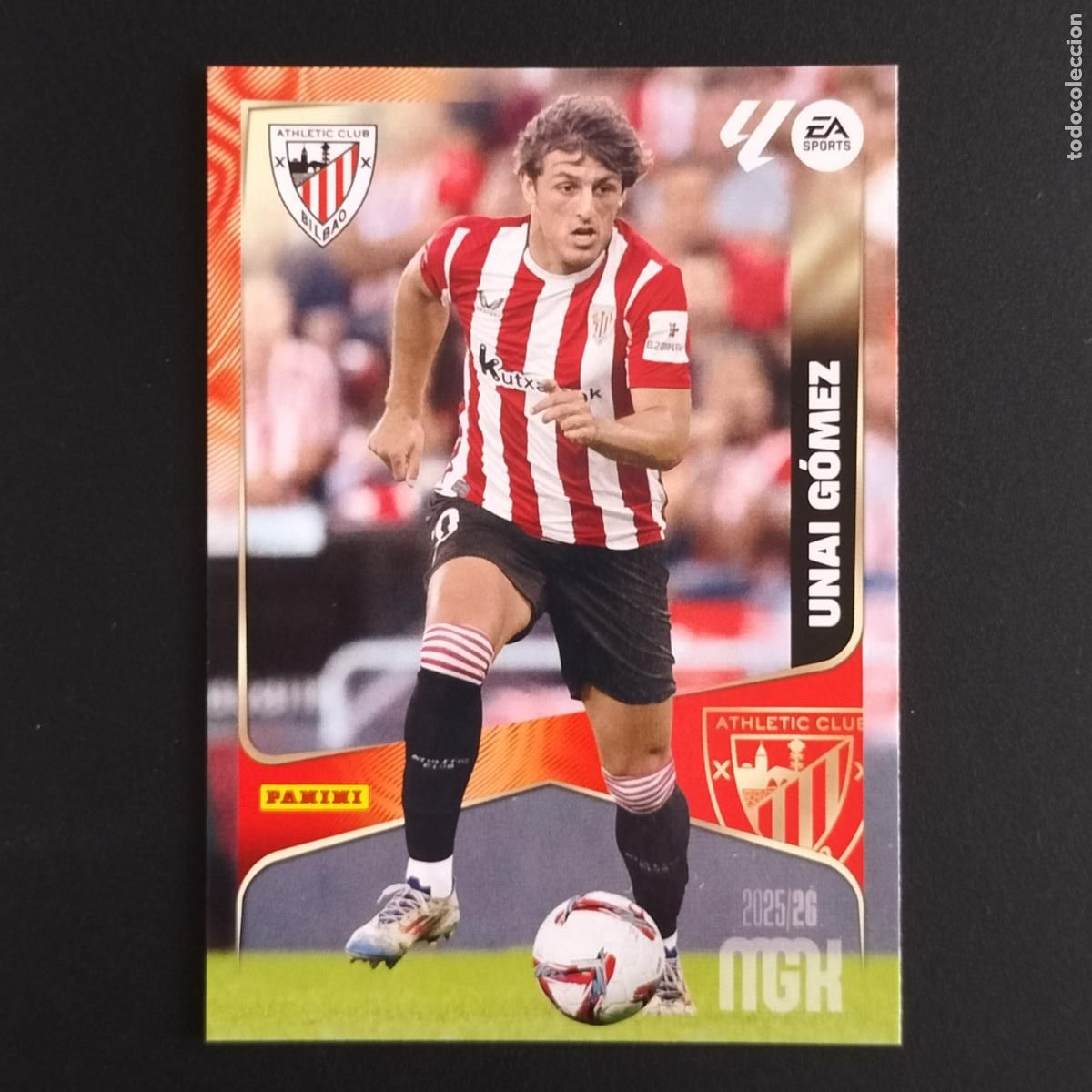 Cromos de F&uacute;tbol: MGK 49 UNAI GOMEZ ATHLETIC BILBAO CROMOS ALBUM MEGACRACKS LIGA FUTBOL 2025 2026 25 26