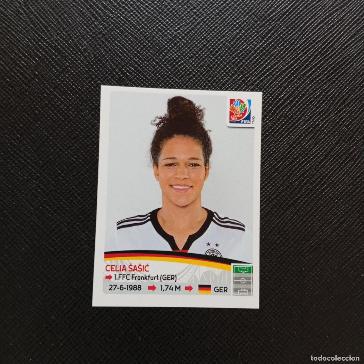 Cromos de F&uacute;tbol: 117 CELIA SASIC ALEMANIA PANINI CANADA 2015 FEMENINO WOMEN&acute;S MUNDIAL 15 - SIN PEGAR A144 PG91
