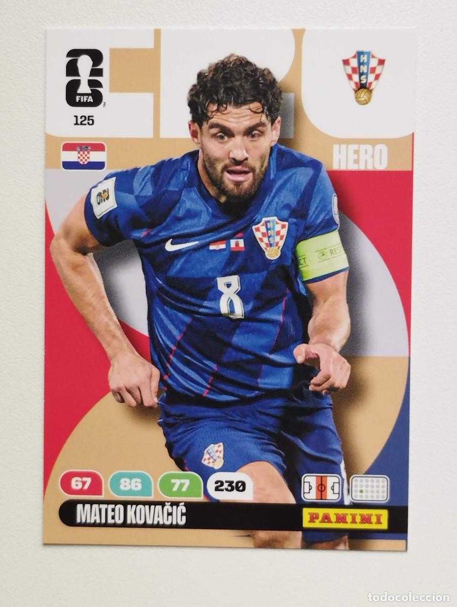 Cromos de F&uacute;tbol: CROMO CARD ADRENALYN MUNDIAL WORLD CUP 2026 HERO CROACIA 125 MATEO KOVACIC