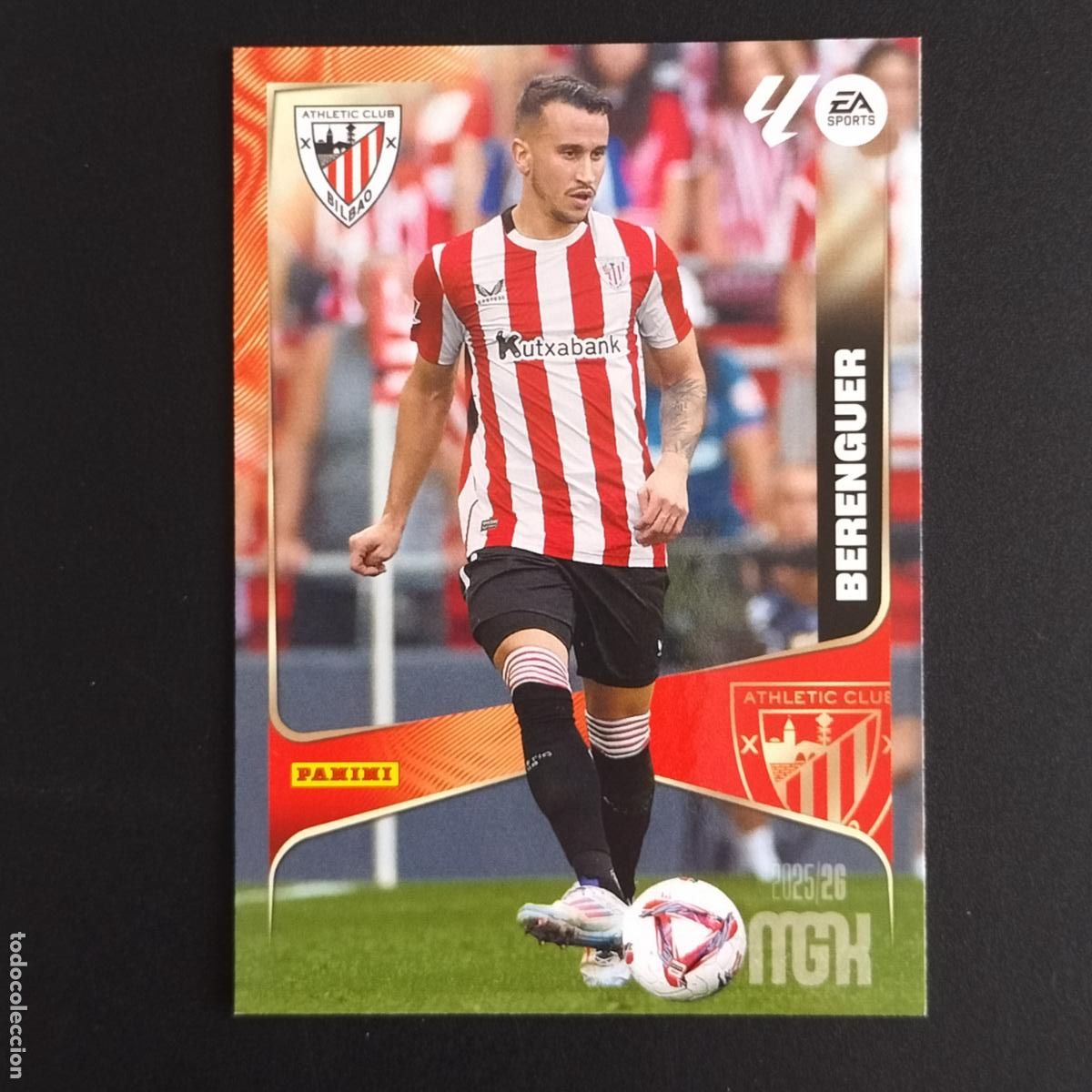 Cromos de F&uacute;tbol: MGK 52 BERENGUER ATHLETIC BILBAO CROMOS ALBUM MEGACRACKS LIGA FUTBOL 2025 2026 25 26
