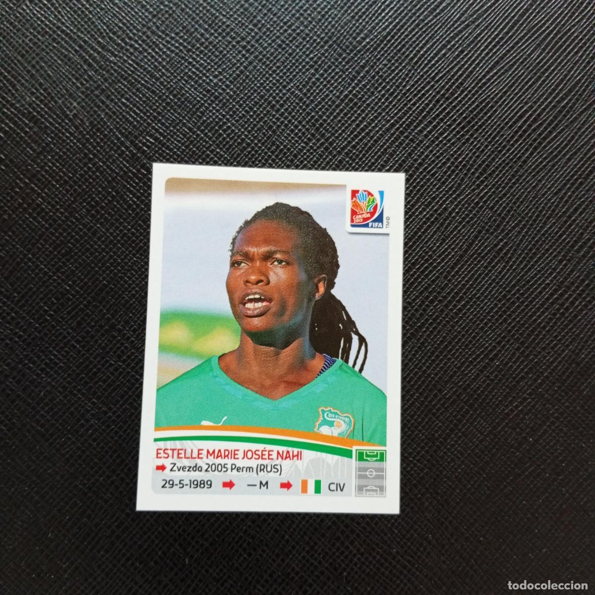 Cromos de F&uacute;tbol: 134 JOSEE NAHI COSTA MARFIL PANINI CANADA 2015 FEMENINO WOMEN&acute;S MUNDIAL 15 - SIN PEGAR A144 PG100