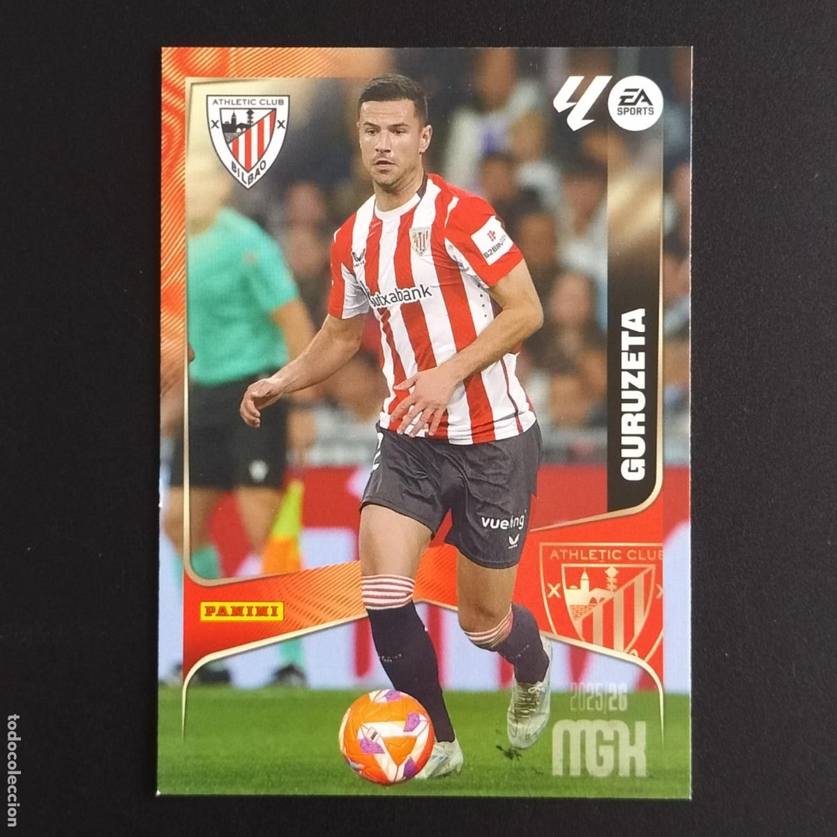 Cromos de F&uacute;tbol: MGK 54 GURUZETA ATHLETIC BILBAO CROMOS ALBUM MEGACRACKS LIGA FUTBOL 2025 2026 25 26
