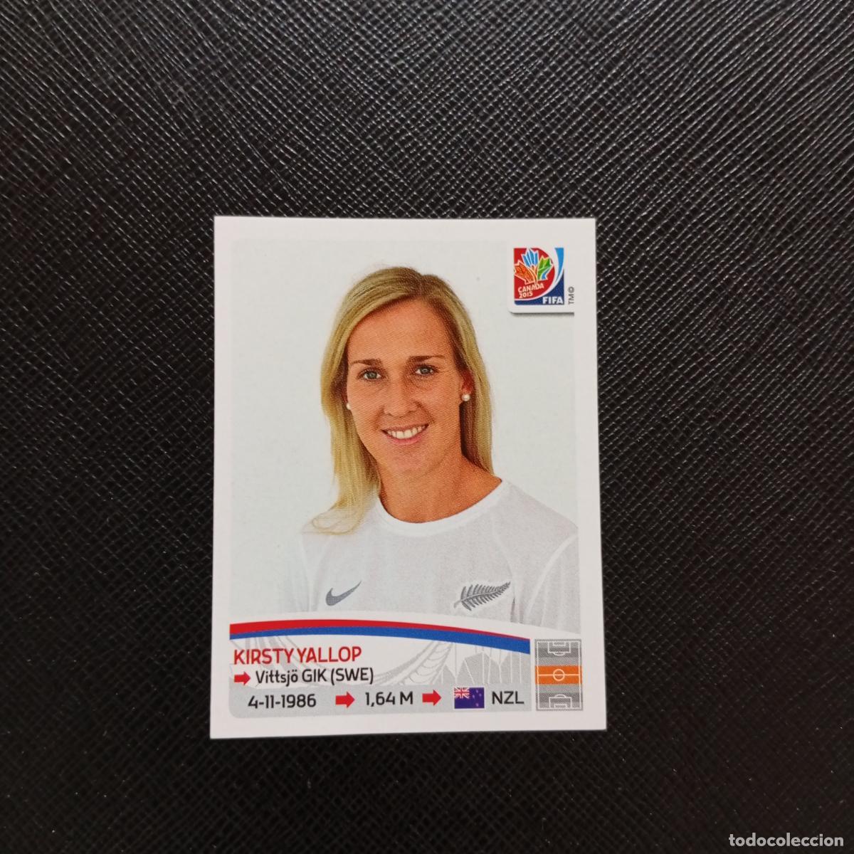 Cromos de F&uacute;tbol: 75 KIRSTY YALLOP NUEVA ZELANDA PANINI CANADA 2015 FEMENINO WOMEN&acute;S MUNDIAL 15 - SIN PEGAR A144 PG100