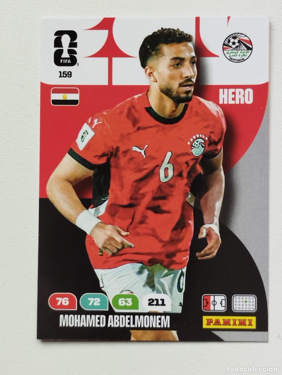 Cromos de F&uacute;tbol: CROMO CARD ADRENALYN MUNDIAL WORLD CUP 2026 HERO EGIPTO 159 MOHAMED ABDELMONEM