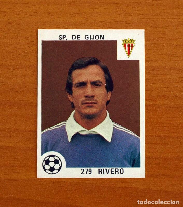 Cromos de F&uacute;tbol: Sporting de Gij&oacute;n - N&ordm; 279 Rivero - Editorial Maga 1978-1979, 78-79 - Nunca pegado