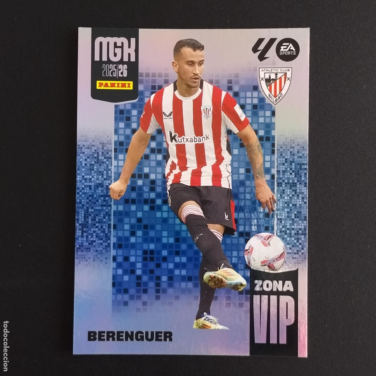 Cromos de Futebol: MGK 390 BERENGUER ZONA VIP ATHLETIC BILBAO CROMOS ALBUM MEGACRACKS LIGA FUTBOL 2025 2026 25 26