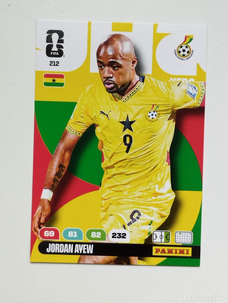 Cromos de F&uacute;tbol: CROMO CARD ADRENALYN MUNDIAL WORLD CUP 2026 HERO GHANA 212 JORDAN AYEW