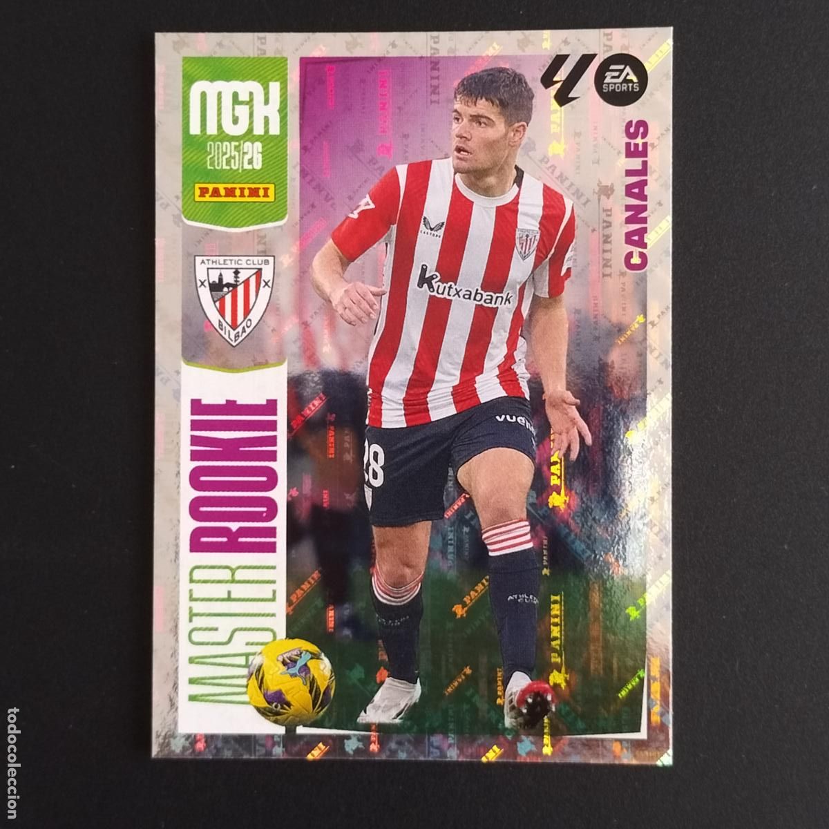 Cromos de F&uacute;tbol: MGK 406 CANALES MASTER ROOKIE ATHLETIC BILBAO CROMOS ALBUM MEGACRACKS LIGA FUTBOL 2025 2026 25 26