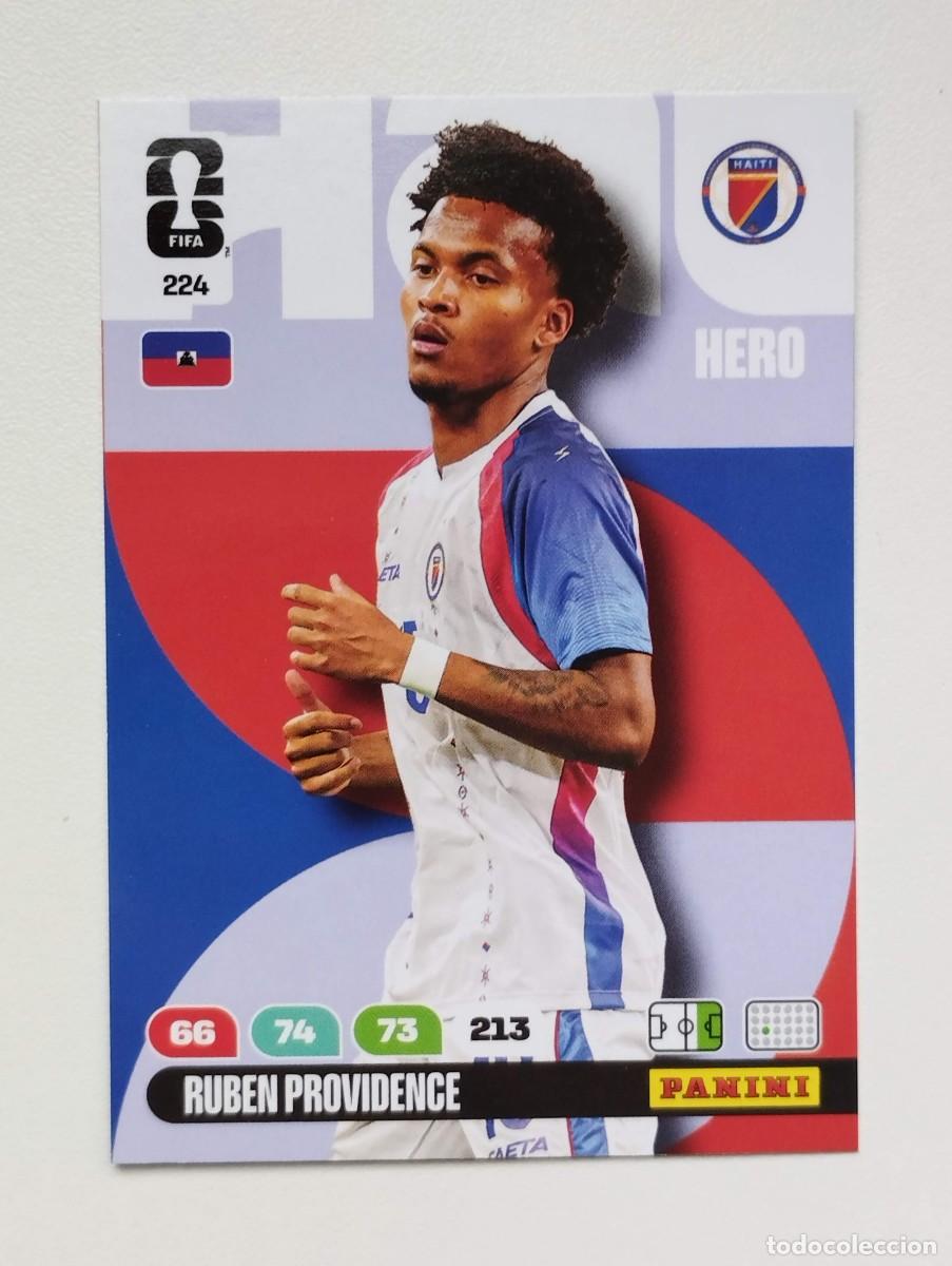 Cromos de F&uacute;tbol: CROMO CARD ADRENALYN MUNDIAL WORLD CUP 2026 HERO HAITI 224 RUBEN PROVIDENCE